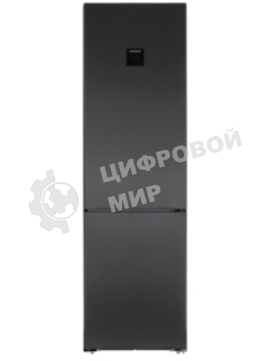 Холодильник Liebherr CNBDC 573I-22 001 черная нержавеющая сталь двухкамерный 266/94л морозилка снизу