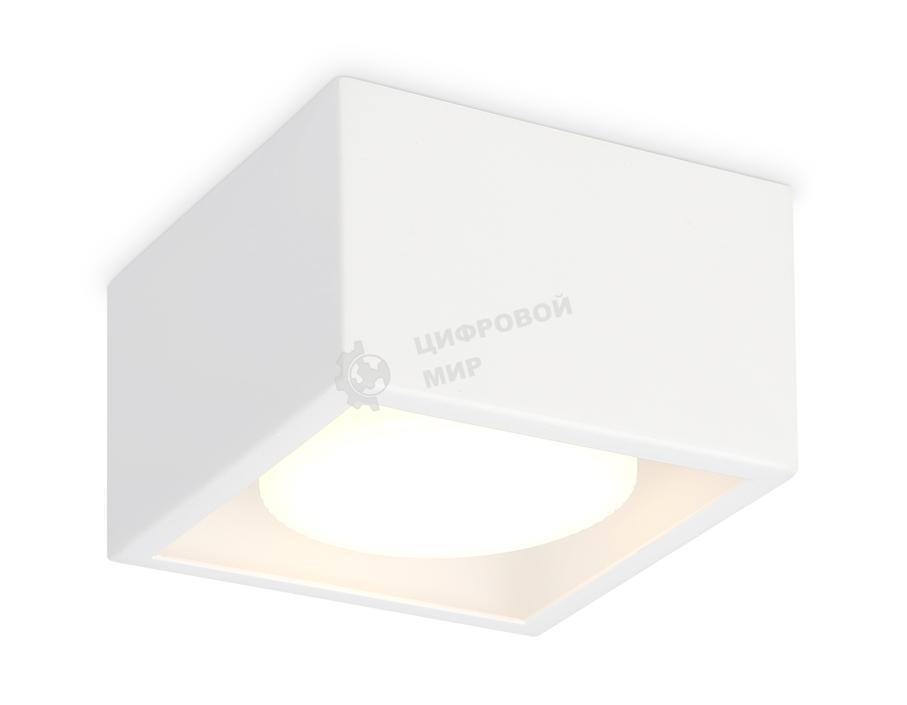 Светильник накладной TN70825 WH белый GX53 max 12W 100*100*60