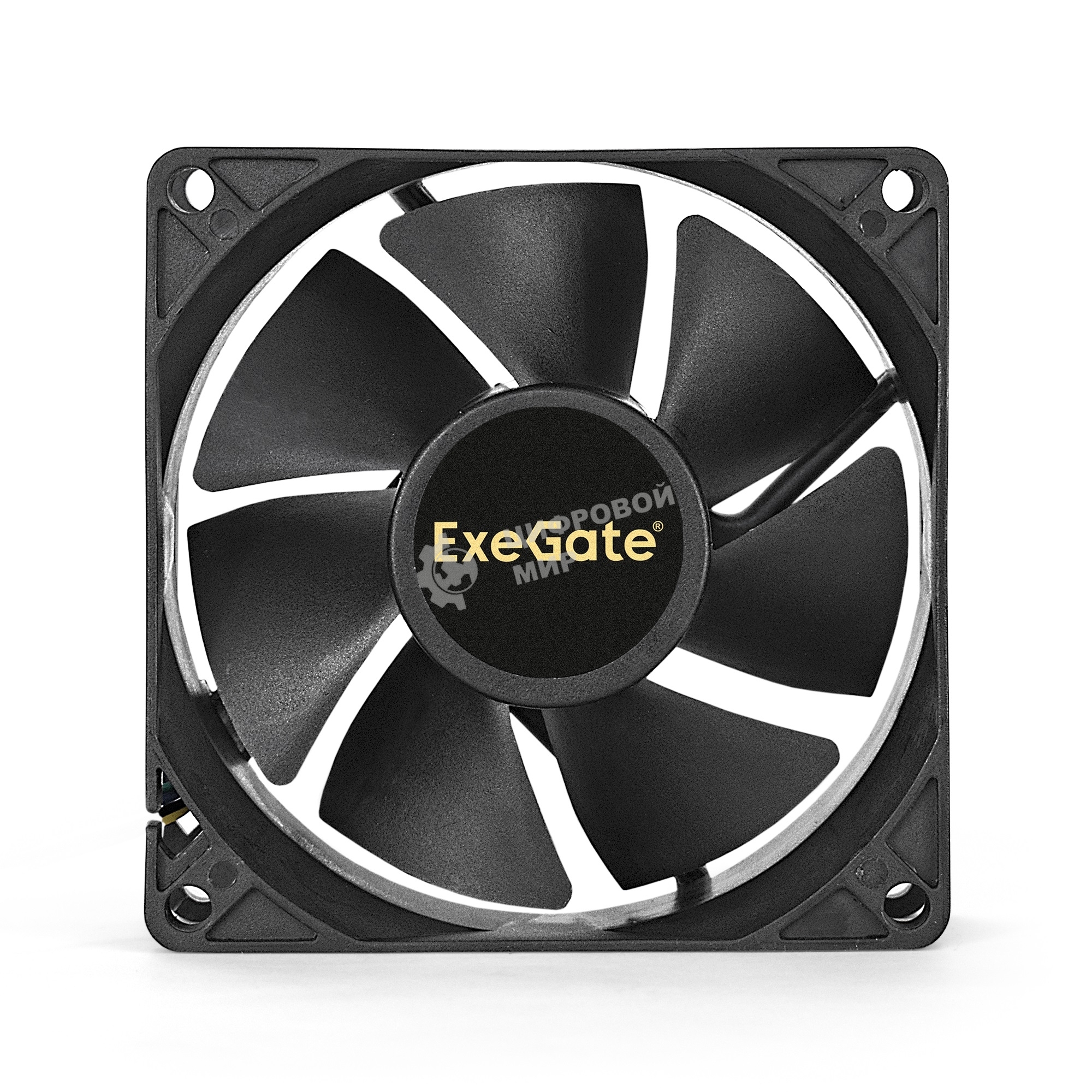 Вентилятор для корпуса ExeGate ExtraPower EP08025S2P черный, 80 мм, 2800 об/мин, 29 дБ, 2 pin