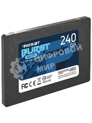 Накопитель SSD Patriot Burst Elite, 240Gb, SATA, 2.5
