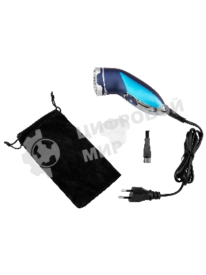 Электробритва роторная Starwind SSH 1525 реж.эл.:3 питан.:аккум. голубой/черный