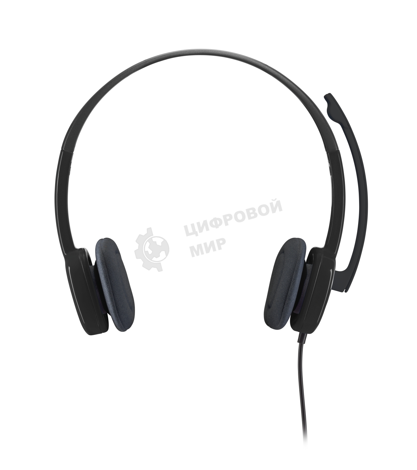 Гарнитура проводная Logitech Headset H151 Stereo черный