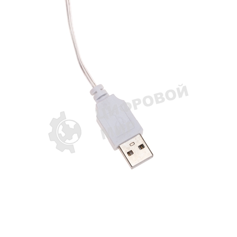 Тайские фонарики Neon-night Перламутр 5м, 25 LED, прозрачный ПВХ, цвет свечения теплый белый, питание USB