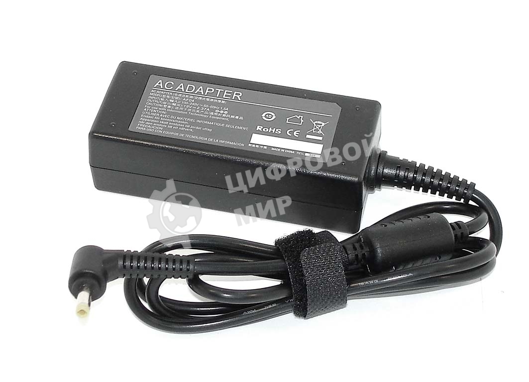 Блок питания (сетевой адаптер) для ноутбуков Toshiba 19V 2.37A 4.0*1.7мм 45W TA451904017 OEM