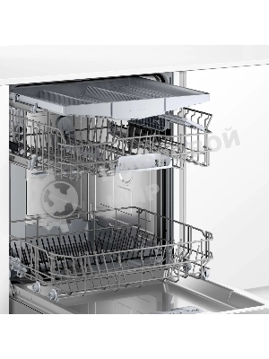 Встраиваемая посудомоечная машина Bosch SMV4HVX03E, серебристый, 59.8 см, 14 компл., 46 дБ, класс D