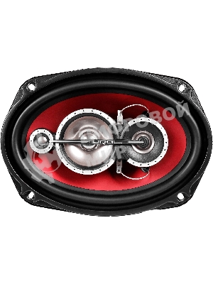 Колонки автомобильные Ural DDB AS-D6941 250Вт 15x23см (6x9дюйм) (ком.:2кол.) коаксиальные четырехполосные