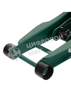 Домкрат гидравлический подкатной Сибртех, 3 т, 85-490 мм, быстрый подъем, низкий подхват, проф.