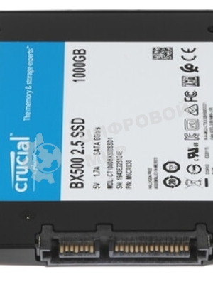 Накопитель SSD Crucial BX500, 1Tb, SATA III, 2.5