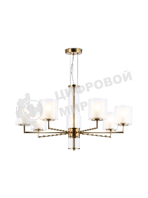 Люстра Ambrella light LH56013/7 BS/FR латунь/белый матовый E14*7 max 40W D790*1260
