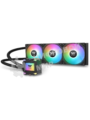 Система жидкостного охлаждения Thermaltake LA360 ARGB Soc-AM5/AM4/1200/1700/1851 черный 4-pin 38.35dB Al+Cu Ret (CL-W459-PL12SW-A)