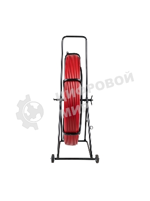 Протяжка кабельная Rexant (УЗК в тележке), стеклопруток d=11,0 мм, 50 м красная