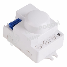 Датчик движения Rexant настенно-потолочный микроволновый ДДНПМ 01, 180°/360º, 1200 Вт, 10-2000 Лк, 3-10 м, 10-900 сек. 5,8 ГГц