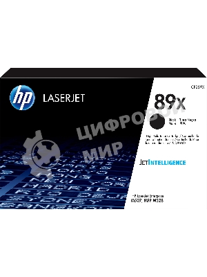 Картридж лазерный HP CF289X черный для HP LJ M507/MFP M528 (10000 стр.)