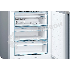 Холодильник Bosch KGN49XLEA нержавеющая сталь двухкамерный 330/108л морозилка снизу, No Frost