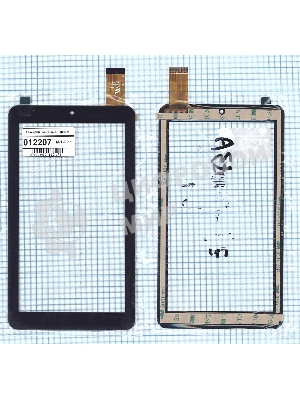 Сенсорное стекло (тачскрин) ZJ-70053A, черное