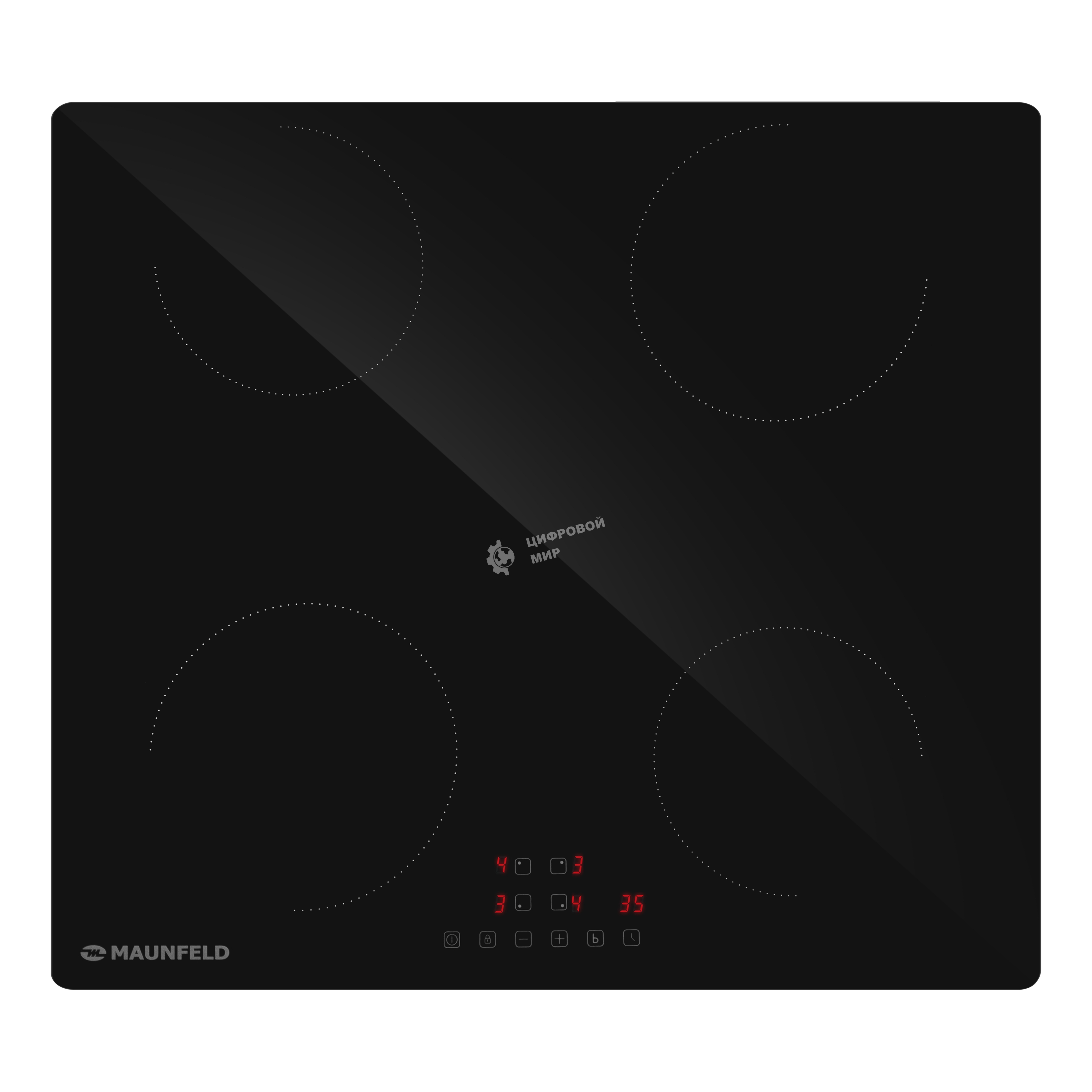 Индукционная варочная панель Maunfeld AVI594BK 7200 Вт, черный