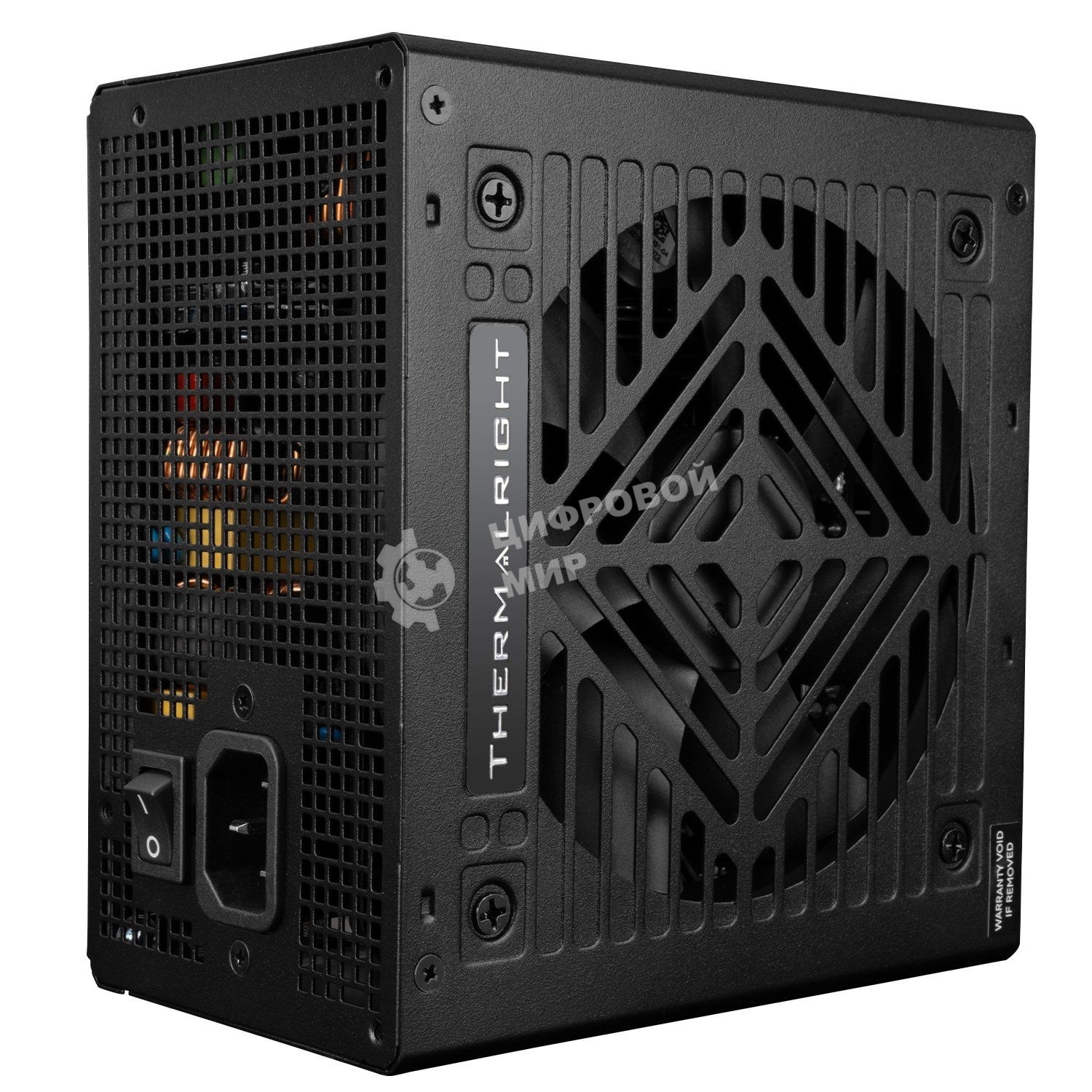 Блок питания Thermalright, 650W 80+ Gold (ATX, 3.1, Full modular, 1x24(20+4)pin, 2xCPU 8(4+4)pin, 2xPCIe*2 8(6+2)pin, 3xSATA3, 2xMOLEX4pin, Active, 120x120мм, 150x140x86mm, APFC, OVP, UVP, SCP, OCP, OTP, OPP, black)