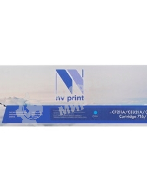 Картридж лазерный NVPrint совместимый HP CF211A/CE321A/CB541A/Canon 716/731 Cyan для LaserJet Color Pro/Canon i-SENSYS (1600k)