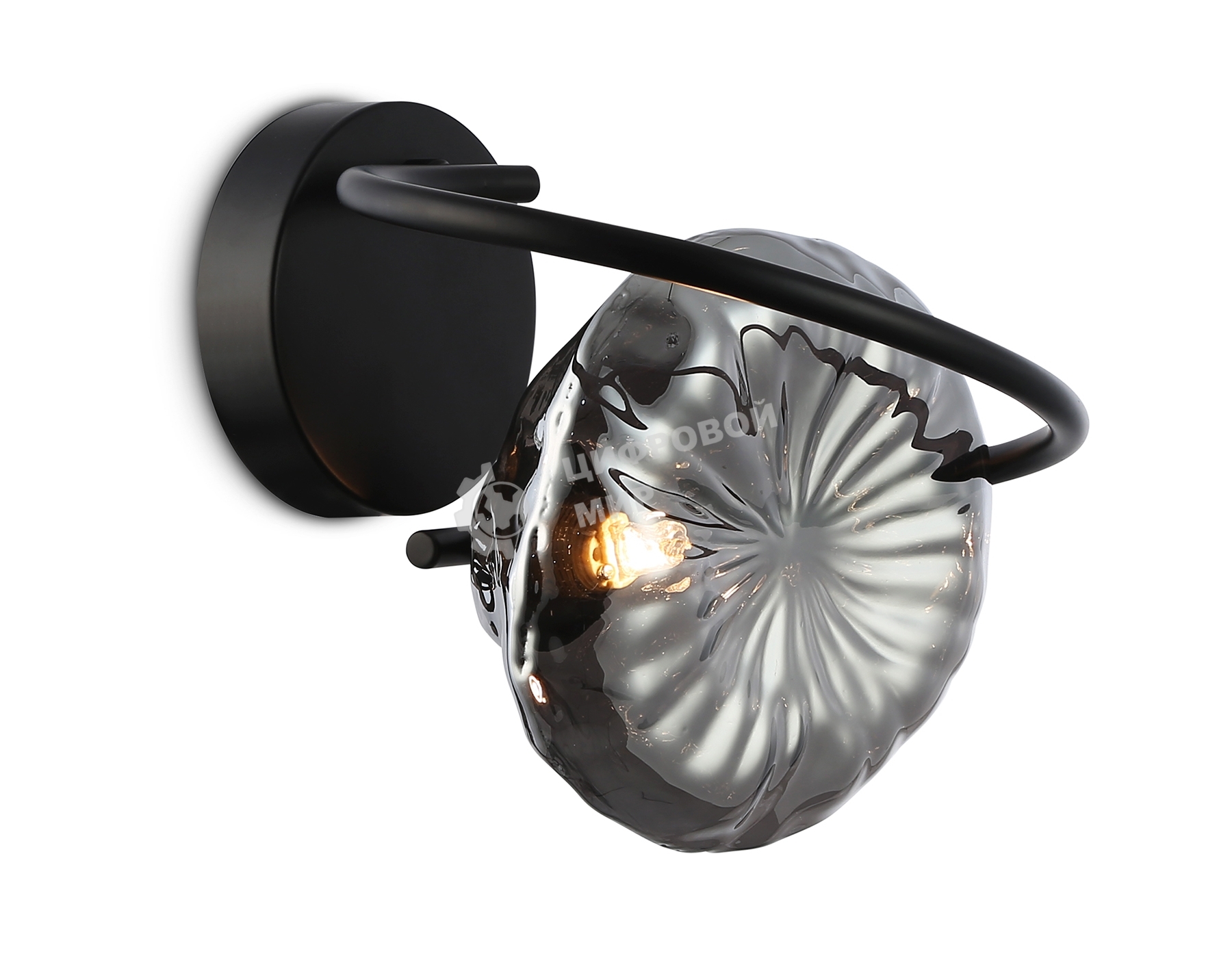 Светильник Ambrella light LH15005 BK/SM черный/дымчатый G9 max 40W 195*210*170