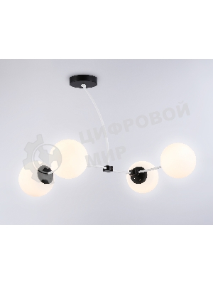 Светитльник Ambrella Light TR2542/4 WH/BK белый/черный E27/4 max 60W 700*450*450