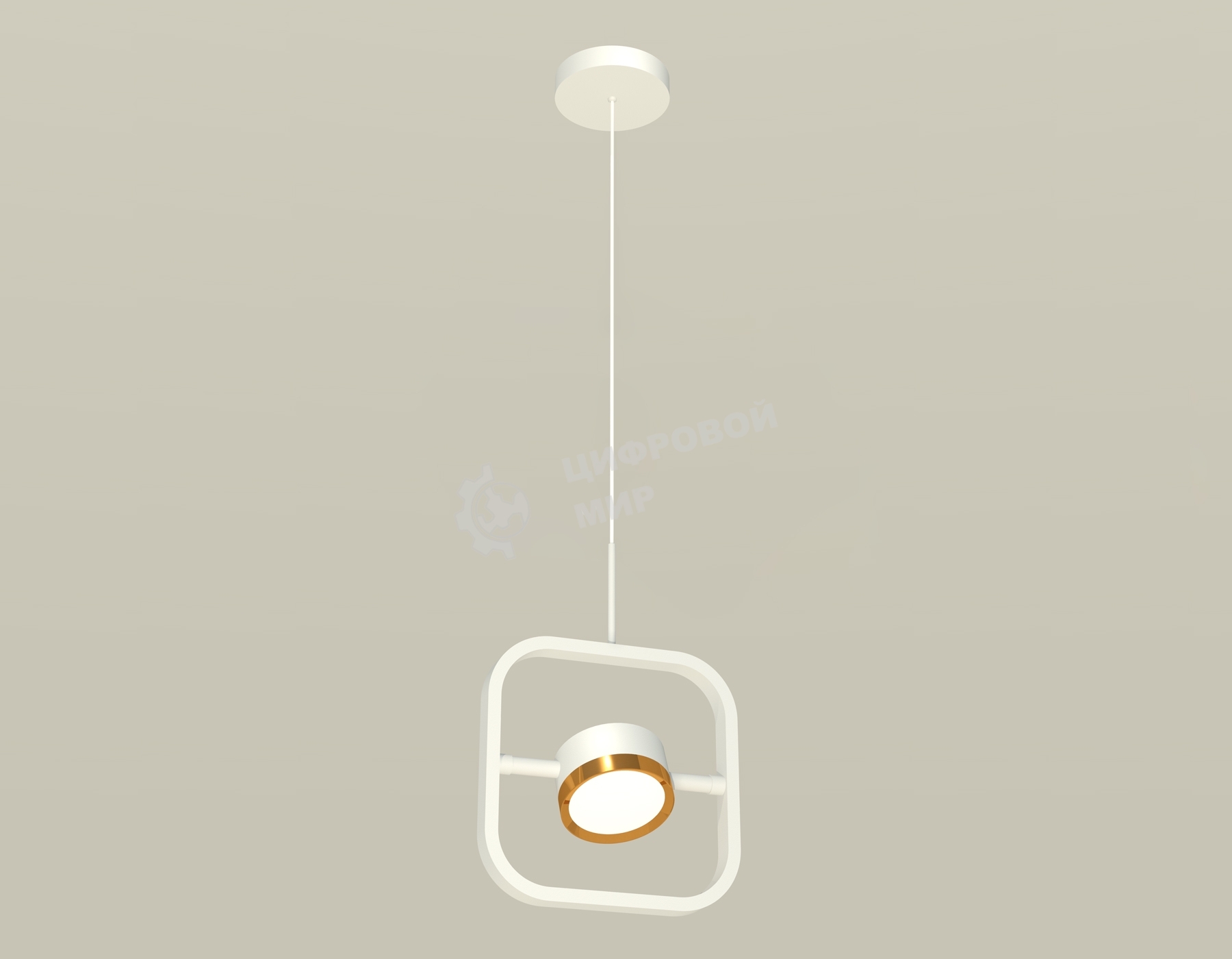 Светильник Ambrella light XB9118103 SWH/PYG белый песок/золото желтое полированное GX53 (C9118, N8124)