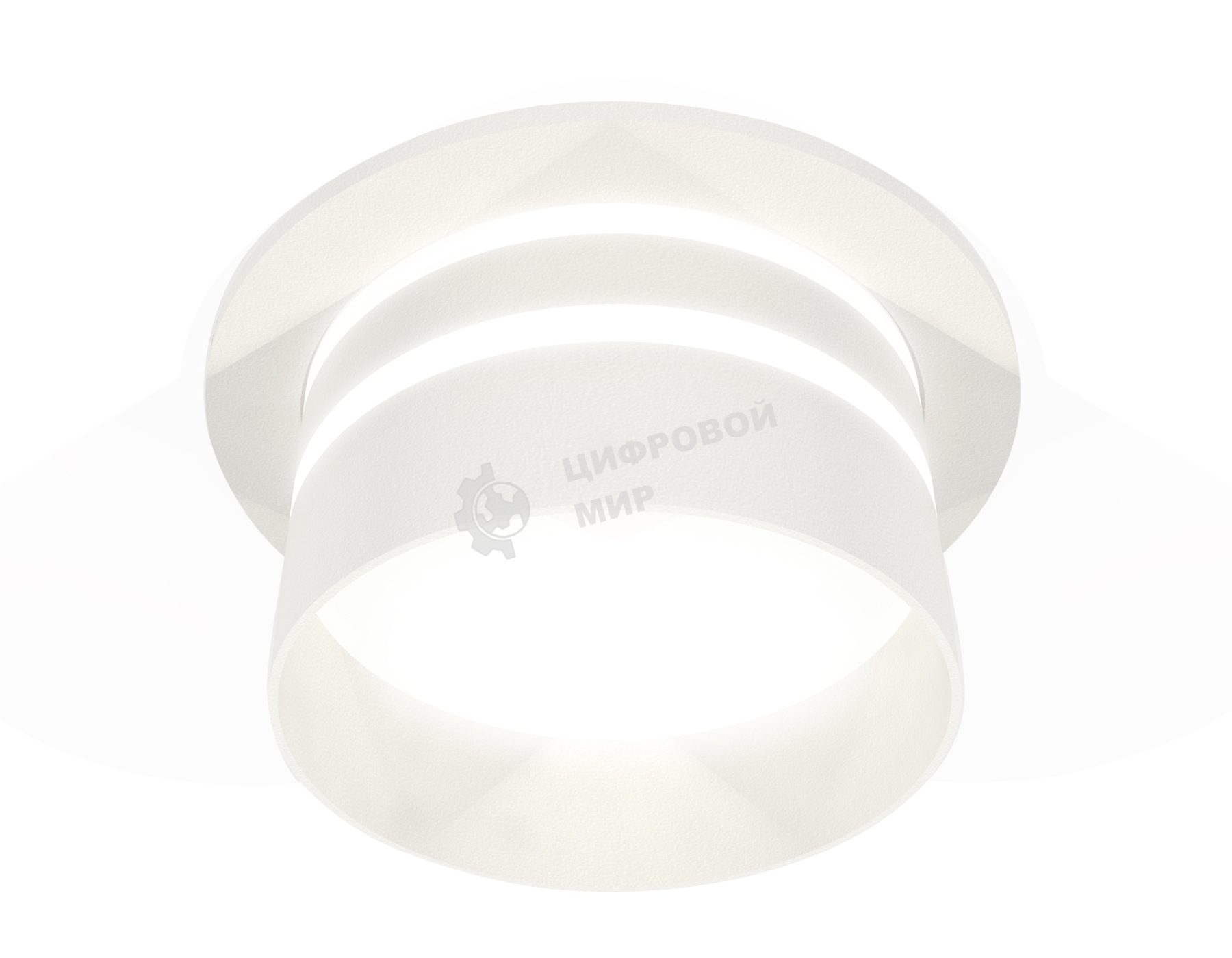 Комплект встраиваемого светильника Ambrella light XC7621042 SWH/FR белый песок/белый матовый MR16 GU5.3 (C7621, N7141)