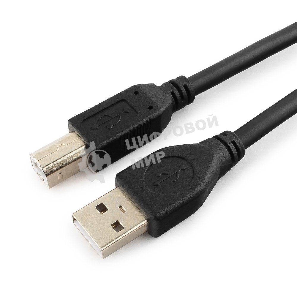 Кабель Gembird USB 2.0 PRO для соед. 1.8м AM/BM позол. контакты, пакет