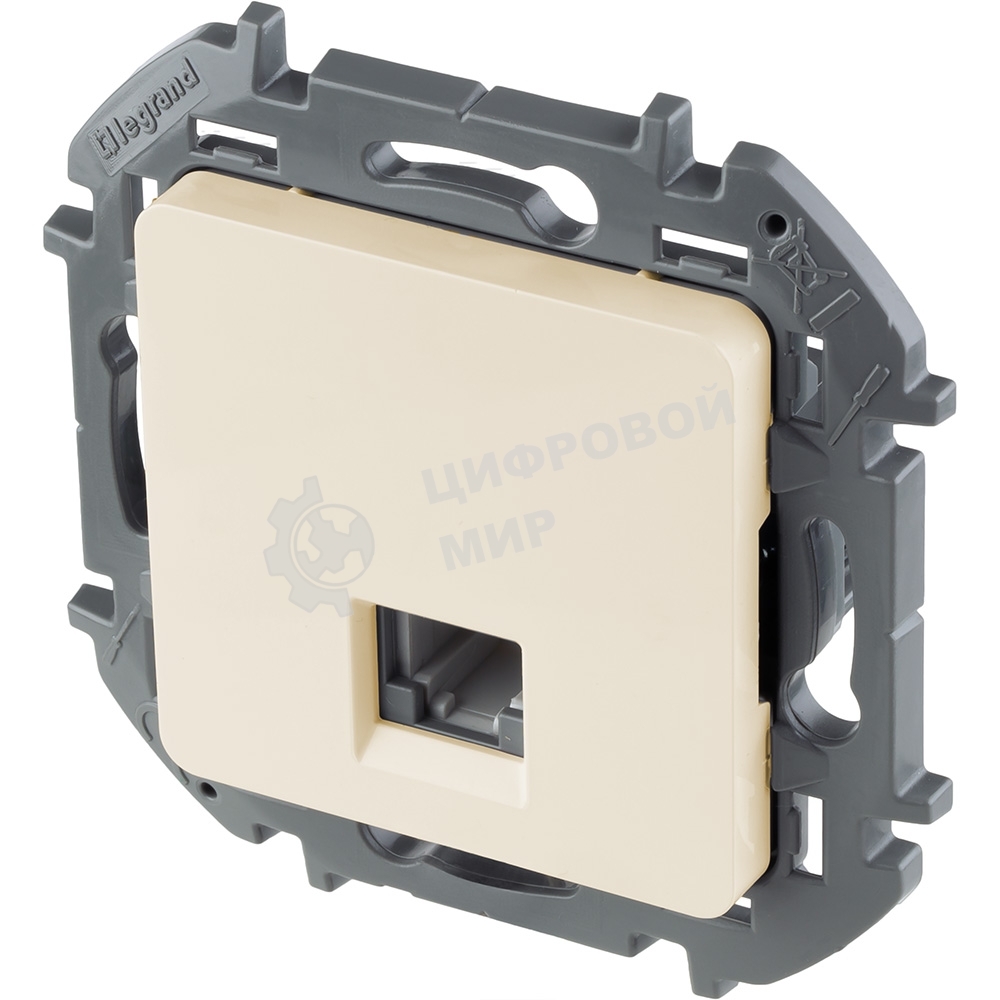 Телефонная розетка Inspiria RJ11 слоновая кость