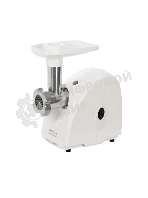 Мясорубка электрическая Аксион М32.01 белый, 1500 Вт, 1.7 кг/мин, защита от перегрузки, насадки - 4