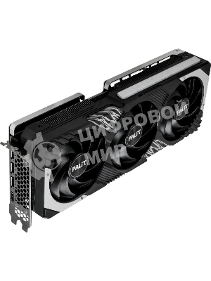 Видеокарта Palit RTX4070Ti GAMINGPRO OC NVIDIA GeForce RTX 4070TI PCI-E 4.0 12288Mb 192 GDDR6X 2310/21000 HDMIx1 DPx3 HDCP Ret