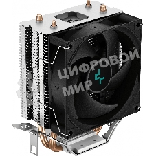 Кулер для процессора DEEPCOOL AG200 черный, 92 мм, алюминий/медь, 3050 об/мин, 30.5 дБ, 4 pin, 100 Вт, 133 мм