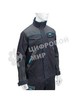 Куртка профессиональная рабочая, 97% хлопок 3% спандекс, XL Gross