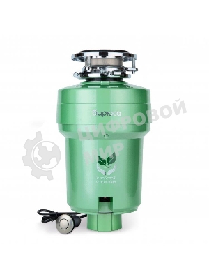 Измельчитель пищевых отходов Бирюса WD-550E2 зеленый