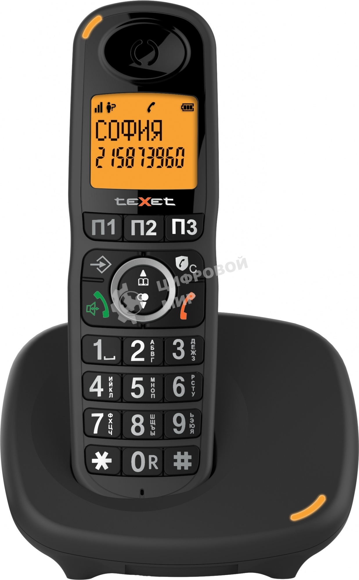 Радиотелефон teXet TX-D8905A черный