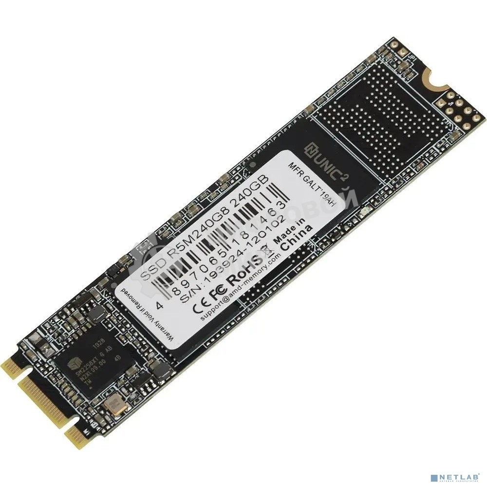 Накопитель SSD AMD 240Gb M.2 SATA III R5M240G8 Radeon 2280