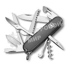 Нож перочинный Victorinox Huntsman (1.3713.3) 91мм 15функций черный карт.коробка
