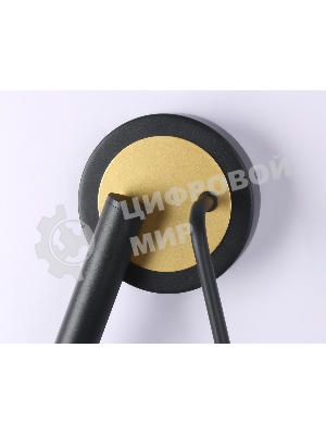 Настенный светодиодный светильник Ambrella light FL51652/1+1 BK/GD черный/золото 10W 4200K 500*227*90