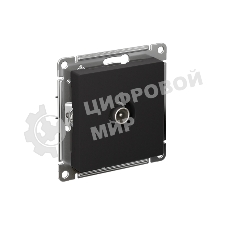 Механизм розетки TV оконечной AtlasDesign 1DB карбон