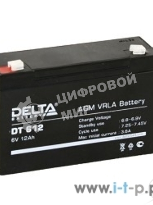 Батарея для ИБП Delta DTM 612 (6V, 12Ah)