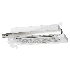 Вытяжка встраиваемая Elikor Интегра 50П-400-В2Л белый/нержавеющая сталь, 50 см, 400 куб. м/ч, 57 дБ