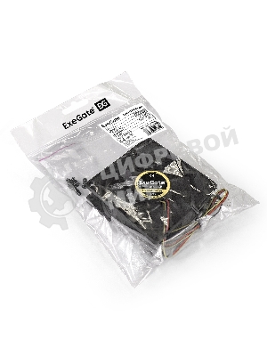 Вентилятор для корпуса ExeGate ExtraPower EP08025S2P черный, 80 мм, 2800 об/мин, 29 дБ, 2 pin