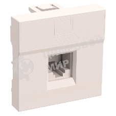 Розетка информационная РКИ-20-00-П RJ-45 UTP кат.5e (на 2 модуля) ПРАЙМЕР белая IEK