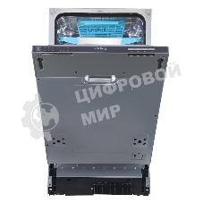 Встраиваемая посудомоечная машина Korting KDI 45340, черный, 44.8 см, 10 компл., 49 дБ, класс A++