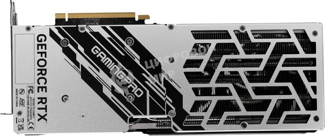 Видеокарта Palit RTX4070Ti GAMINGPRO OC NVIDIA GeForce RTX 4070TI PCI-E 4.0 12288Mb 192 GDDR6X 2310/21000 HDMIx1 DPx3 HDCP Ret