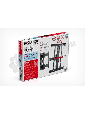 Кронштейн для LCD Holder LCD-SU4601-B черный, диагональ экрана 26″–50″до 35кг.