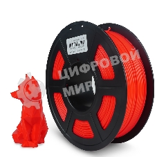 Филамент NVPrint PLA+ Cherry Red для 3D печати диаметр 1.75мм длина 330 метров масса 1 кг