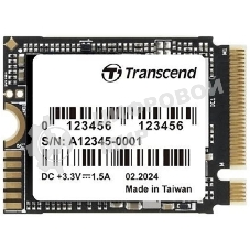 Накопитель SSD Transcend SSD MTE310S, 512Gb, M.2(22x30мм), NVMe, PCIe 4x4, 3D TLC, R/W 3300/1700 Mb/s, IOPs 330 000/690 000, TbW 300, DWPD 0.33, DRAM-less (5 лет)