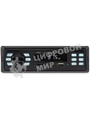 Автомагнитола Digma MCP-225W, 1 DIN, Bluetooth, USB Type-A, AUX