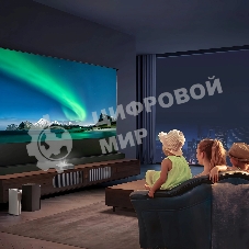 Экран Cactus 125x221 см FloorRising CS-PSFRALR-221X125 16:9 напольный рулонный черный (моторизованный привод)