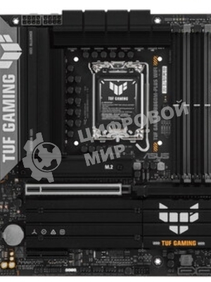 Материнская плата ASUS TUF GAMING B860M-PLUS, LGA1851, Intel B860, 4xDDR5, 4xSATA, 3xM.2, 1xPCIe 5.0 x16, DisplayPort, HDMI, USB Type-C, 1x2.5Gb LAN, 5x3.5 мм, 7.1, microATX